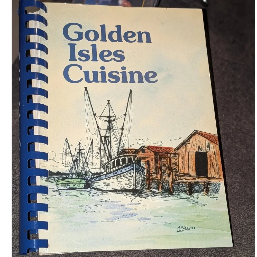 Golden Isles Cuisine Cookbook Georgia Coastal Recipes Dot Gibson 1988 Joe Yates